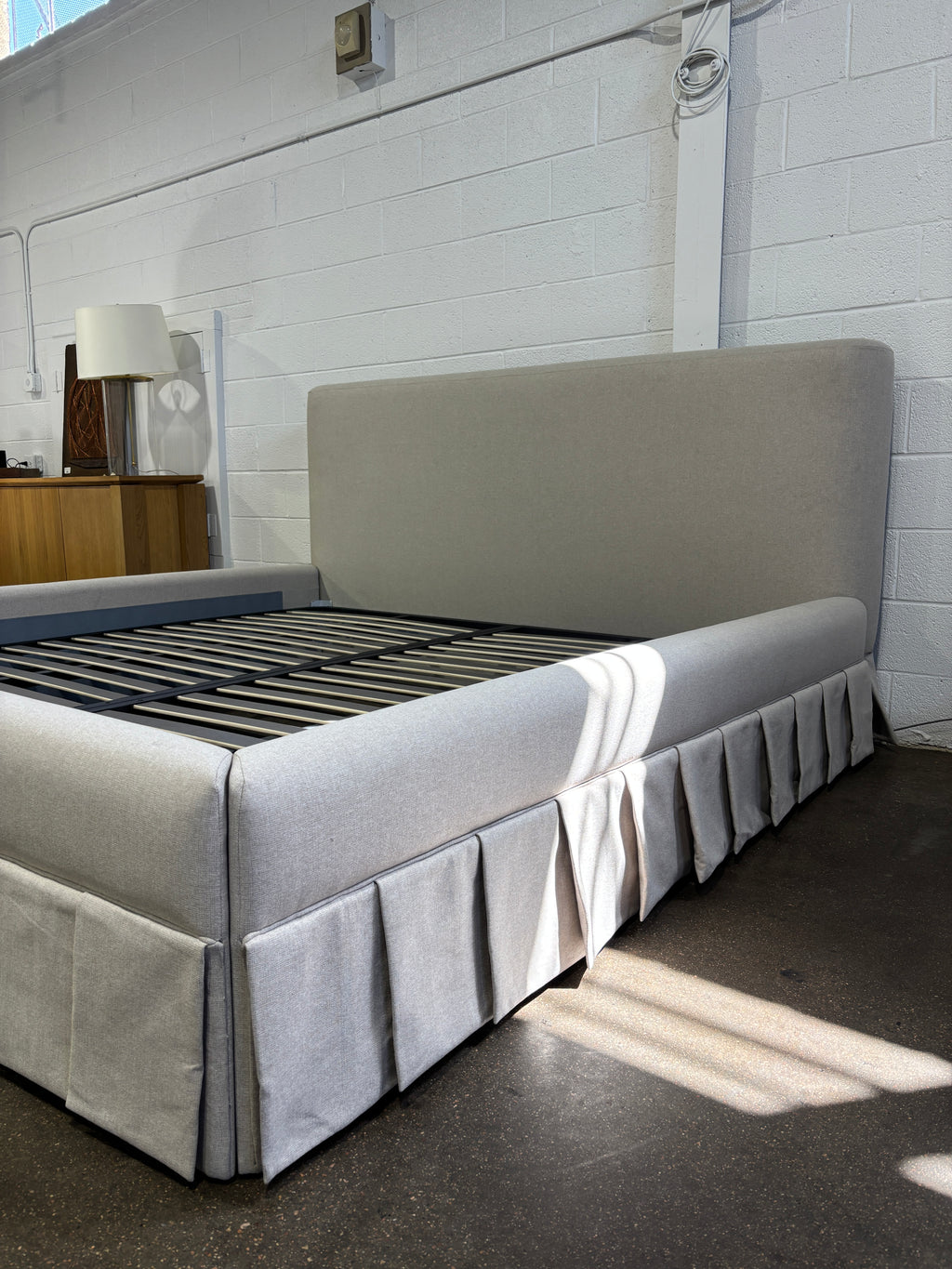 Moe's Maren King Bed Beige