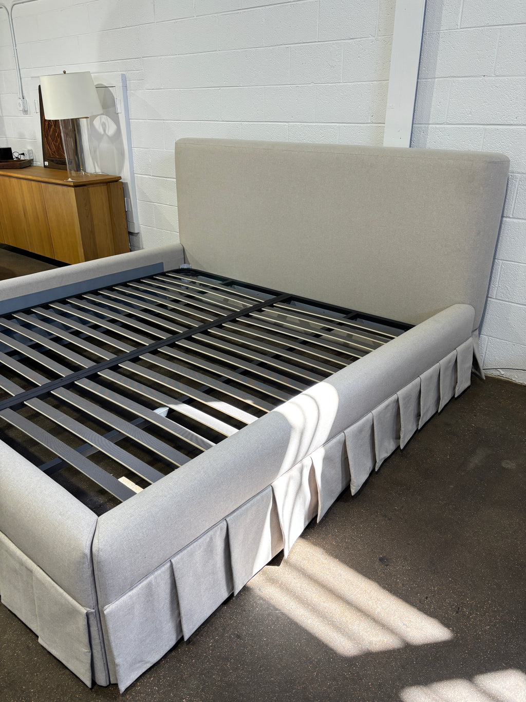 Moe's Maren King Bed Beige