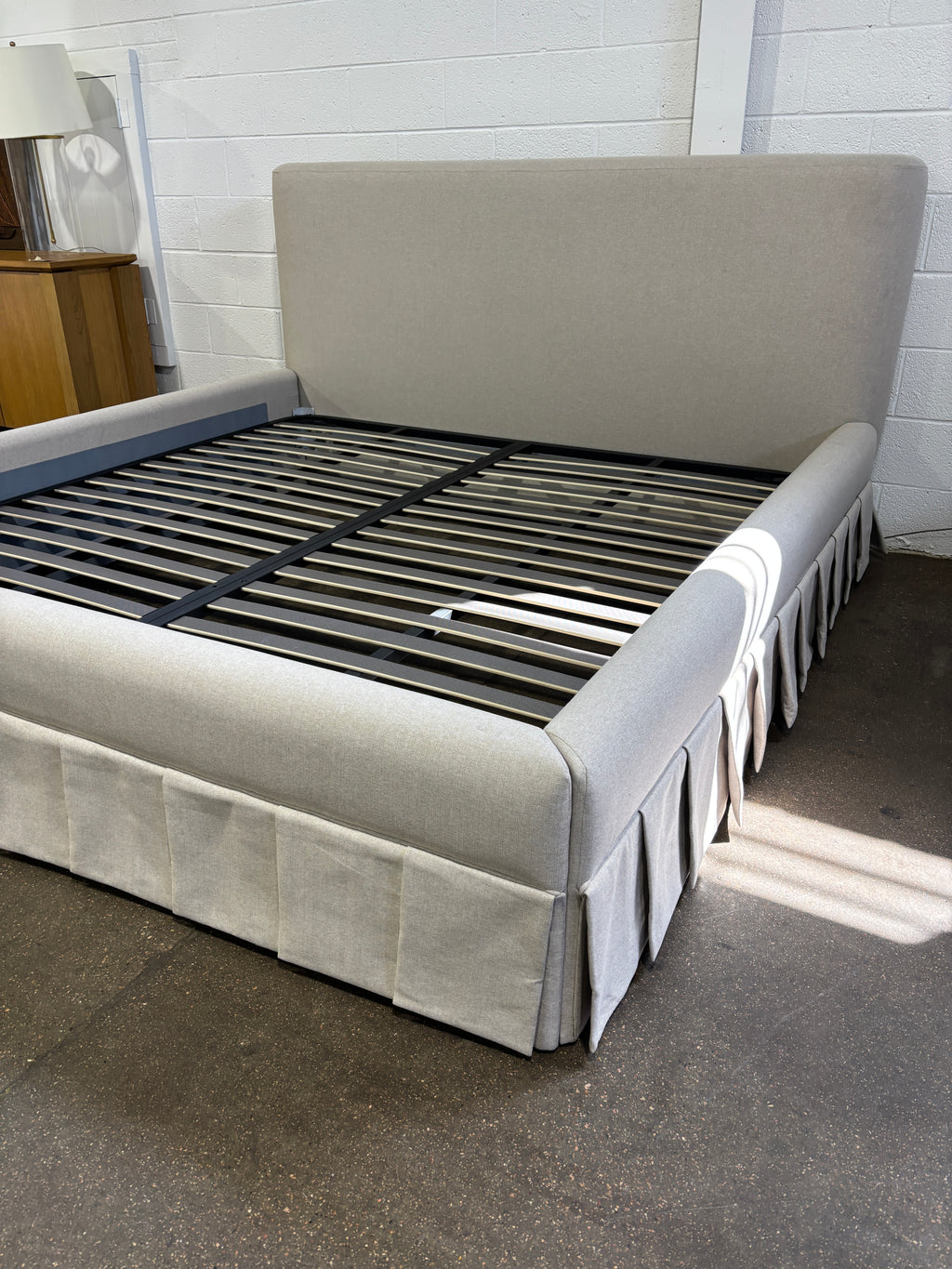 Moe's Maren King Bed Beige