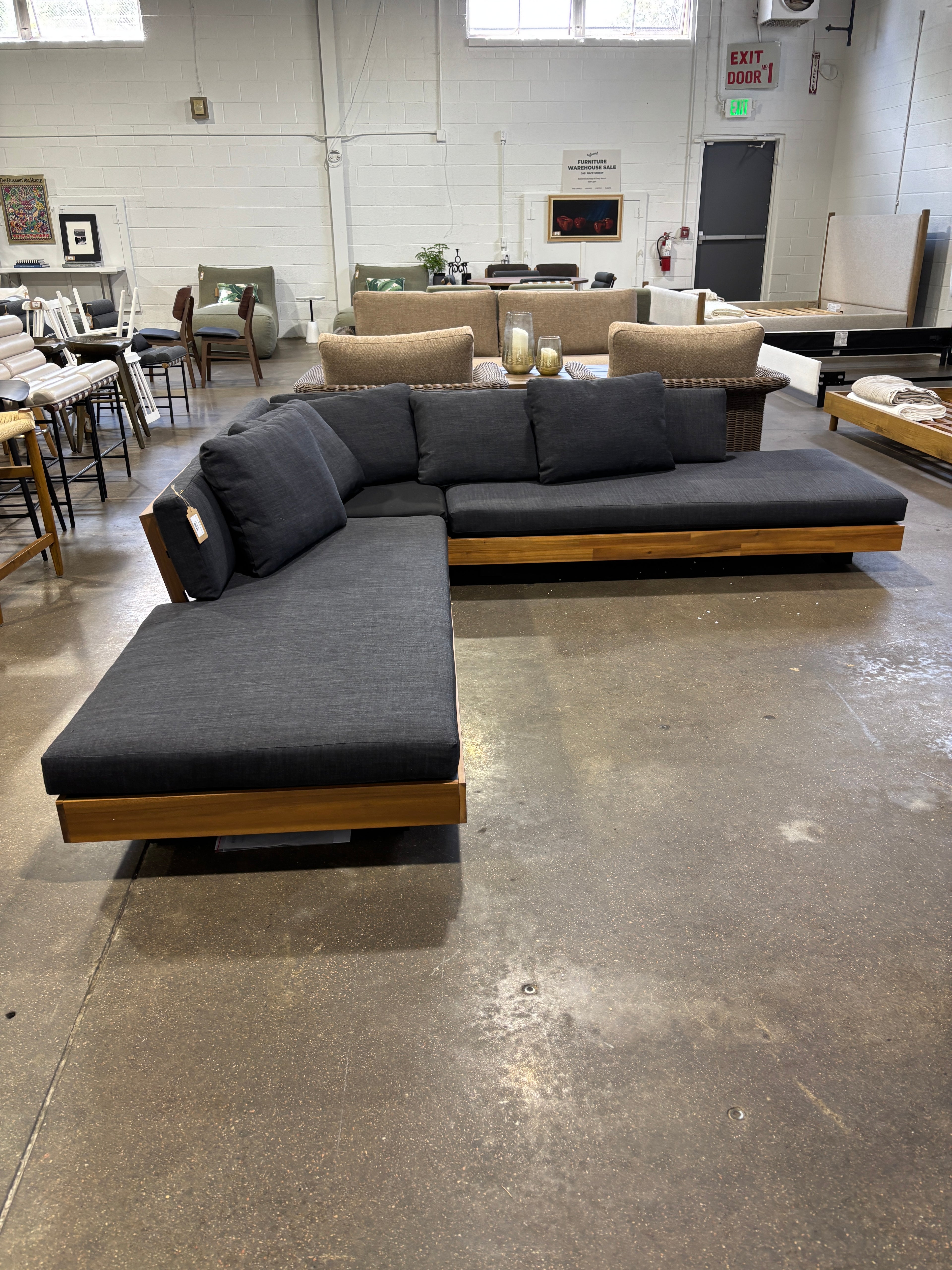 Article Lubek 100.5" Outdoor Sectional (as is)