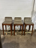 Denver Modern Canyon Counter Stool Mushroom Velvet