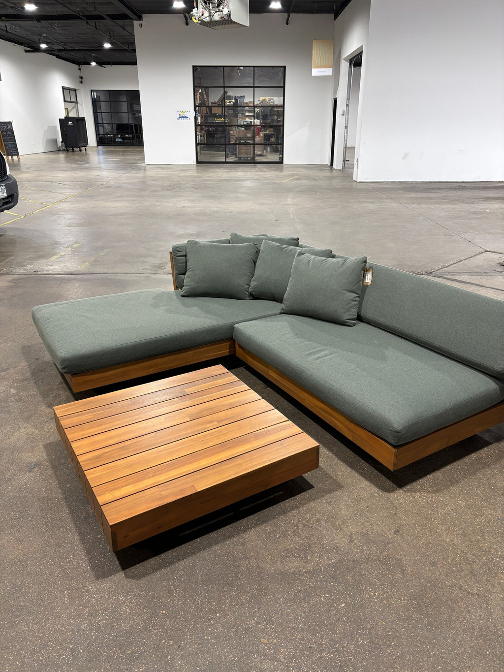 Article Lubek 82.5" Outdoor Sectional Set - new with Cover - Image 10