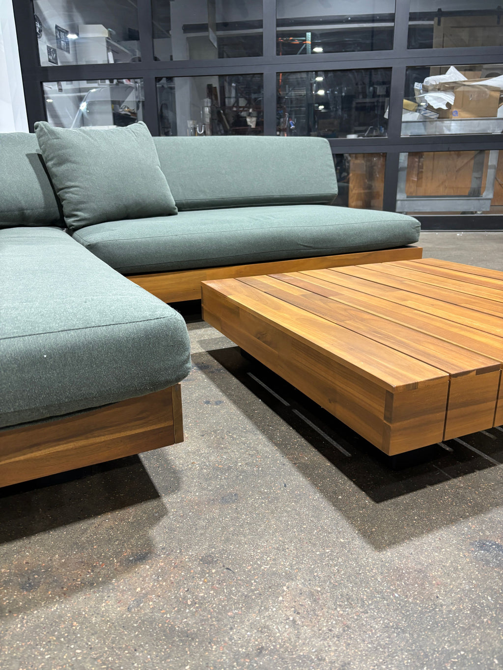 Article Lubek 82.5" Outdoor Sectional Set - new with Cover - Image 6