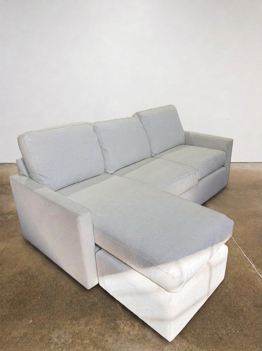 Bassett Furniture Sectional with Reversible Chaise - Image 1