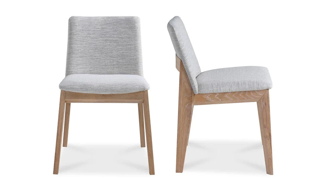Moe's Home Collection Deco Dining Chair, Light Grey