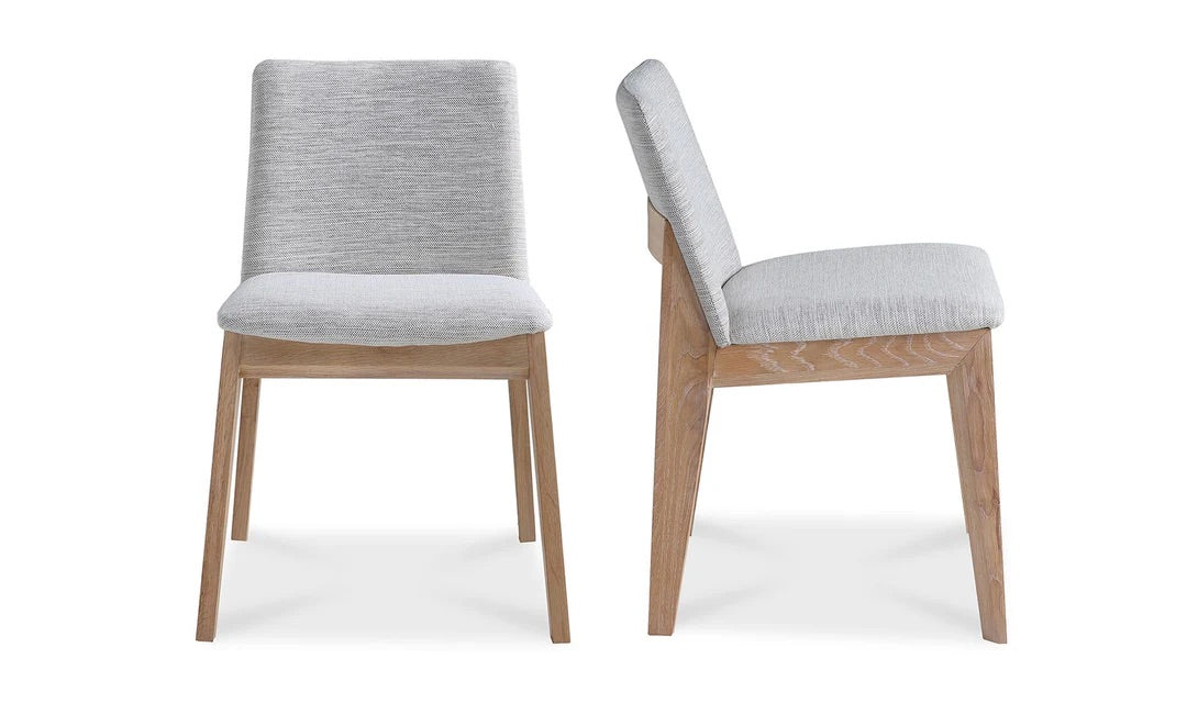 Moe's Home Collection Deco Dining Chair, Light Grey