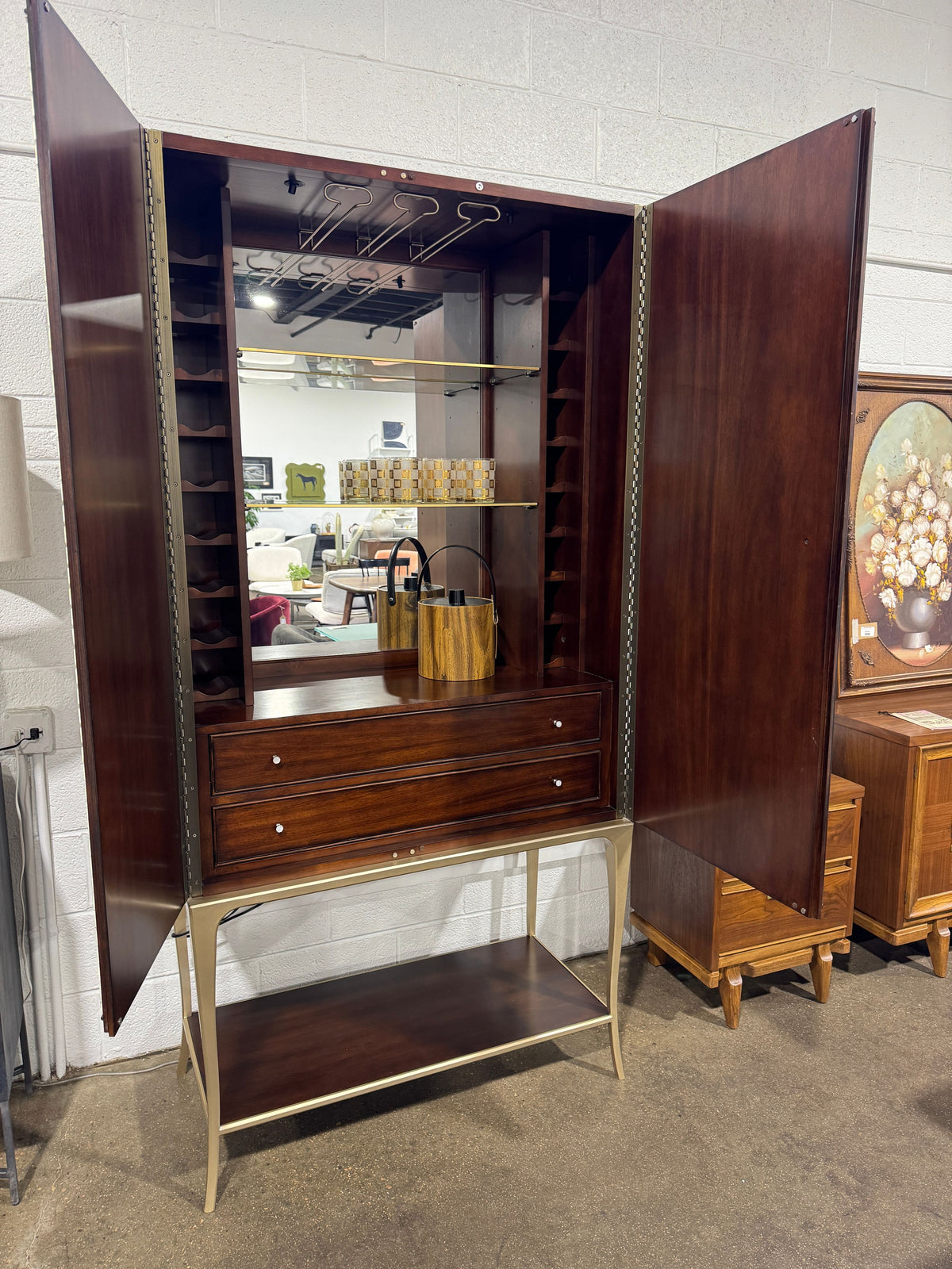 Caracole Out of Line Bar Cabinet - Image 5