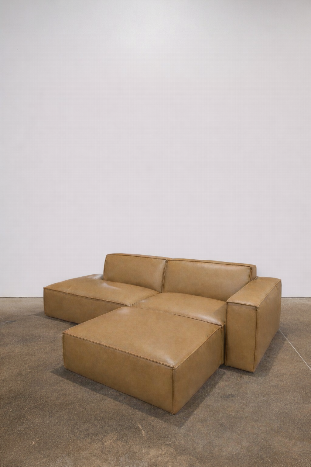 Castlery Jonathan Leather Sectional - Image 1