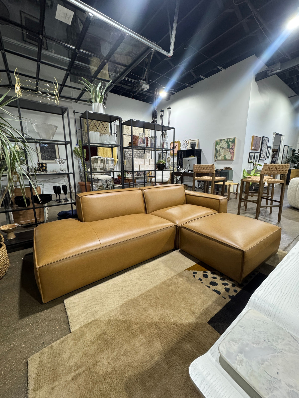 Castlery Jonathan Leather Sectional - Image 2