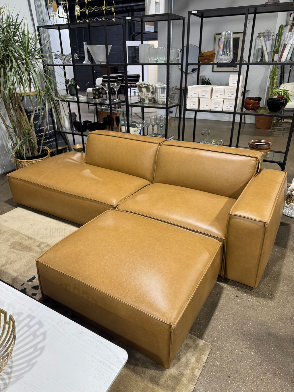Castlery Jonathan Leather Sectional - Image 7
