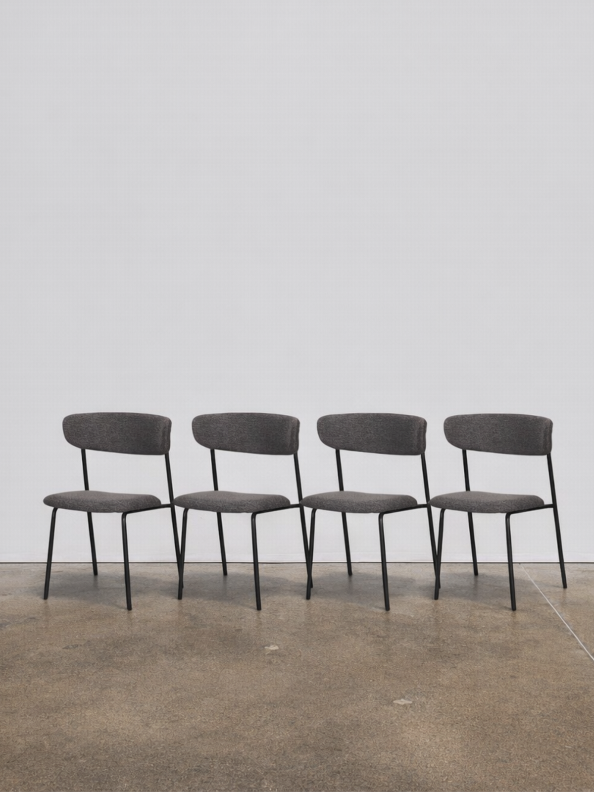 Mercana Corey Dining Chair - Gray & Matte - Image 1