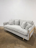 Mercana Roy - 84" Three Seater Sofa - Frost Gray - Image 1