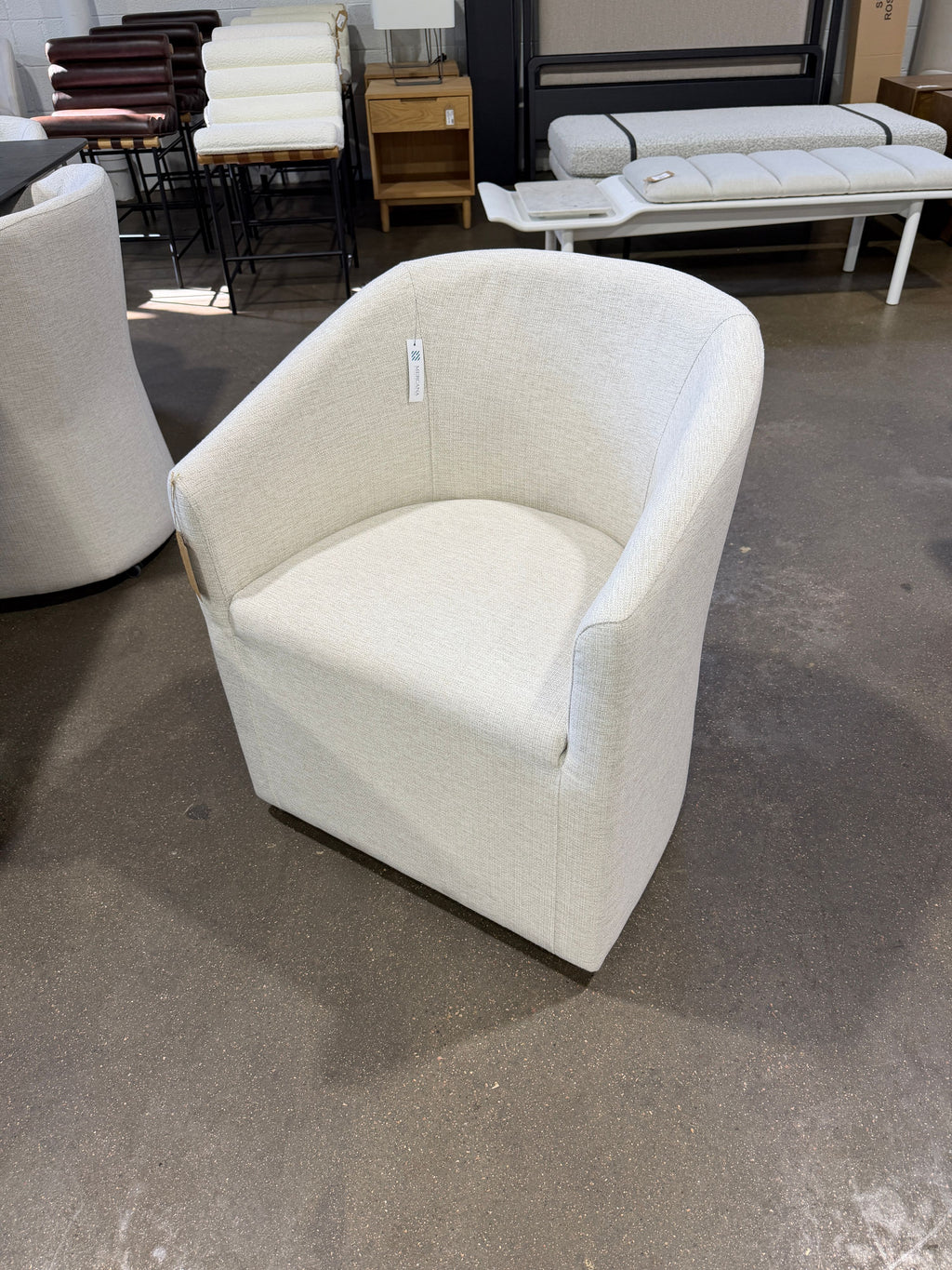 Mercana Sondra Upholstered Dining Chair - Oatmeal - Image 2