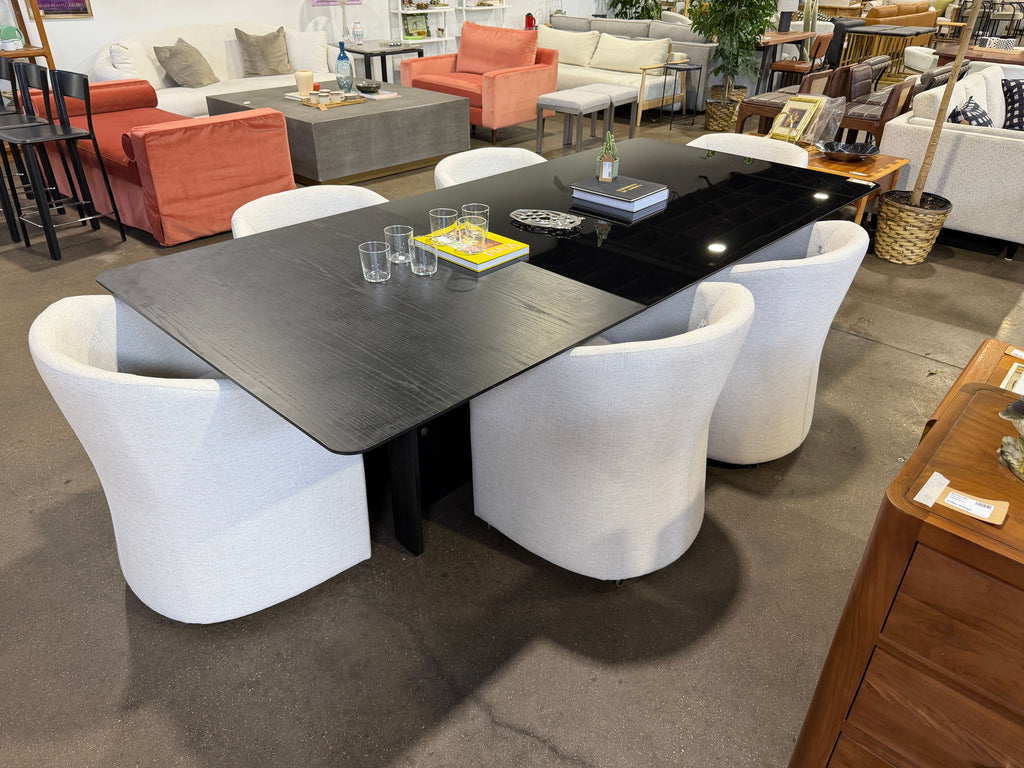 Mercana Sondra Upholstered Dining Chair - Oatmeal - Image 7