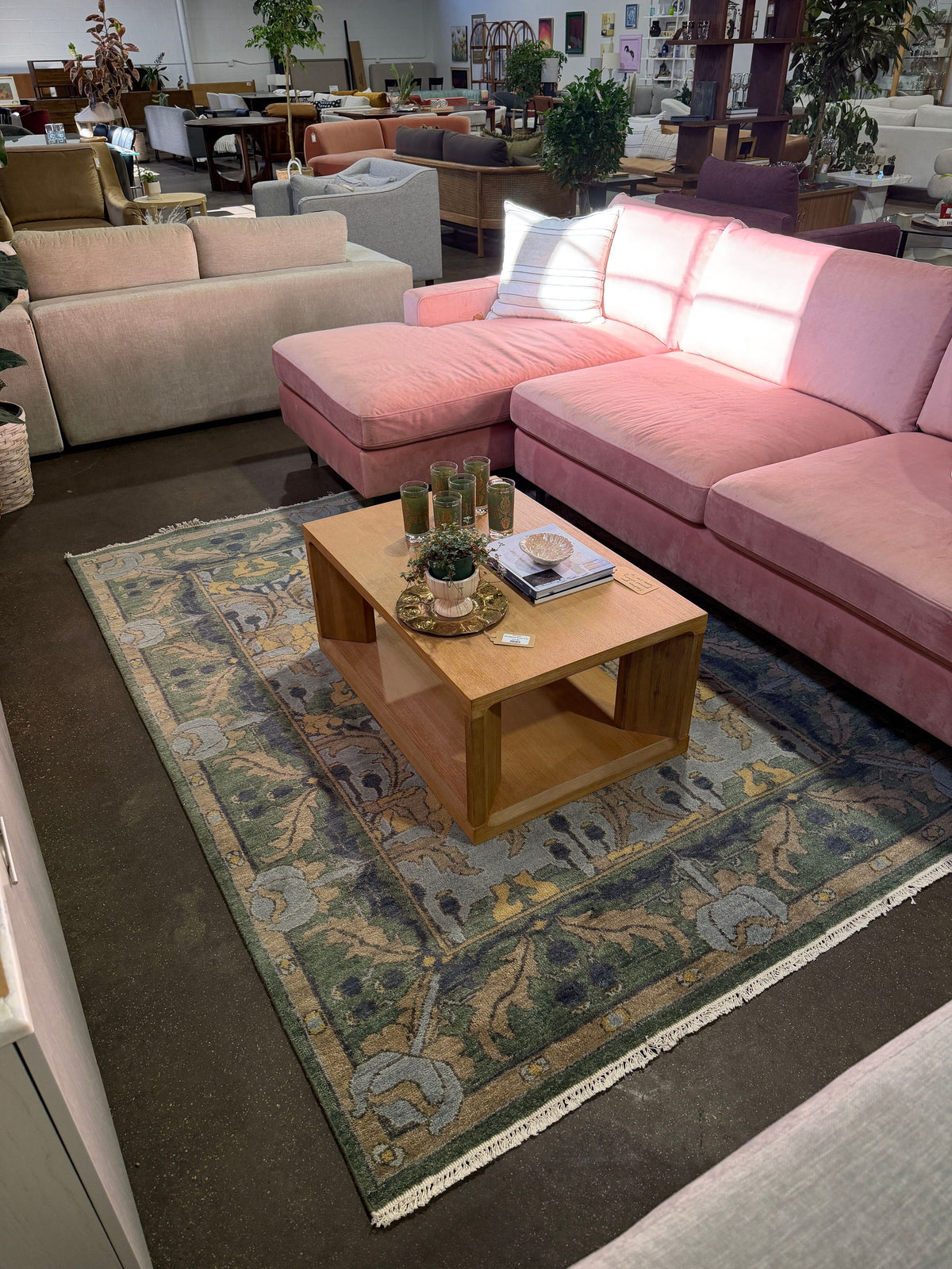 Catherine Rug Navy - 5'7" x 7'10" - Image 3