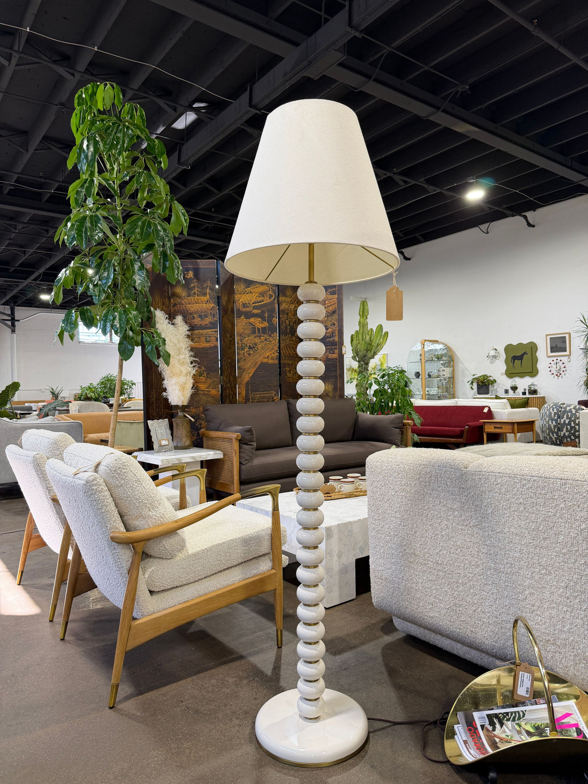 Soho Home Greyson Floor Lamp - High Gloss Lacquer - Image 2