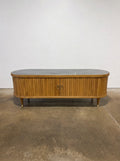 Nora Tambour Media Unit - Oak and Dark Marble - Image 1