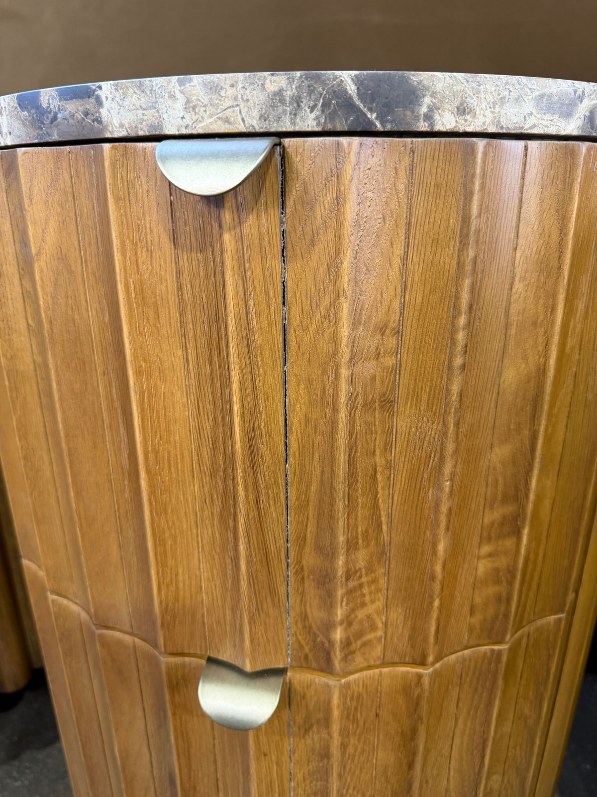 Railton Bedside Table - Dark Emperador Marble - Image 7