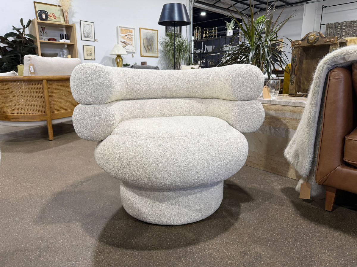 Rolland Armchair - Italian Boucle Ecru - Image 2