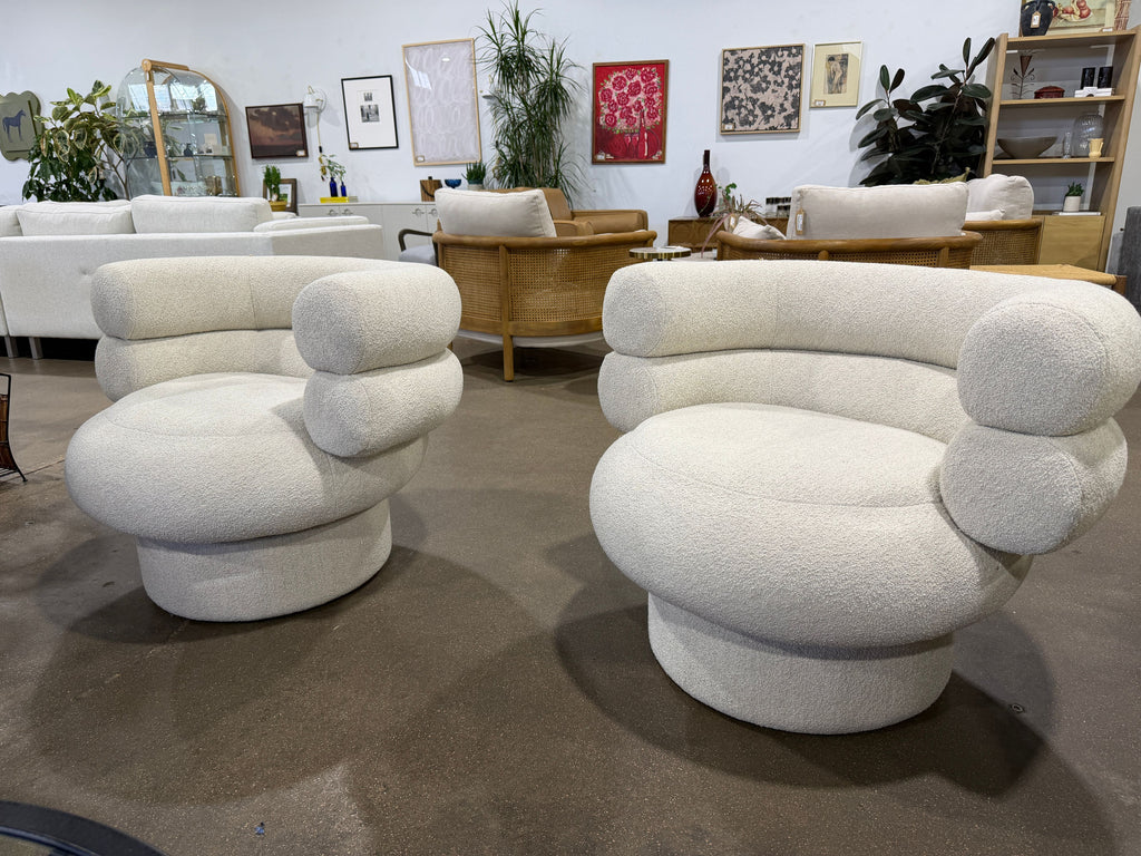 Rolland Armchair - Italian Boucle Ecru - Image 3