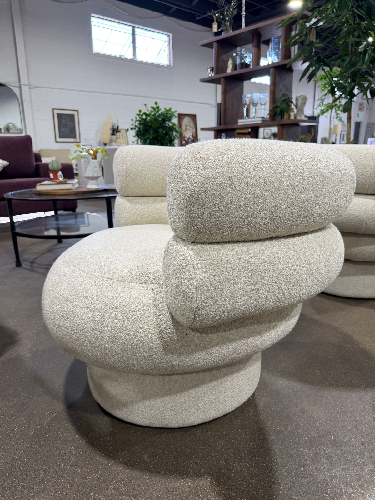 Rolland Armchair - Italian Boucle Ecru - Image 5
