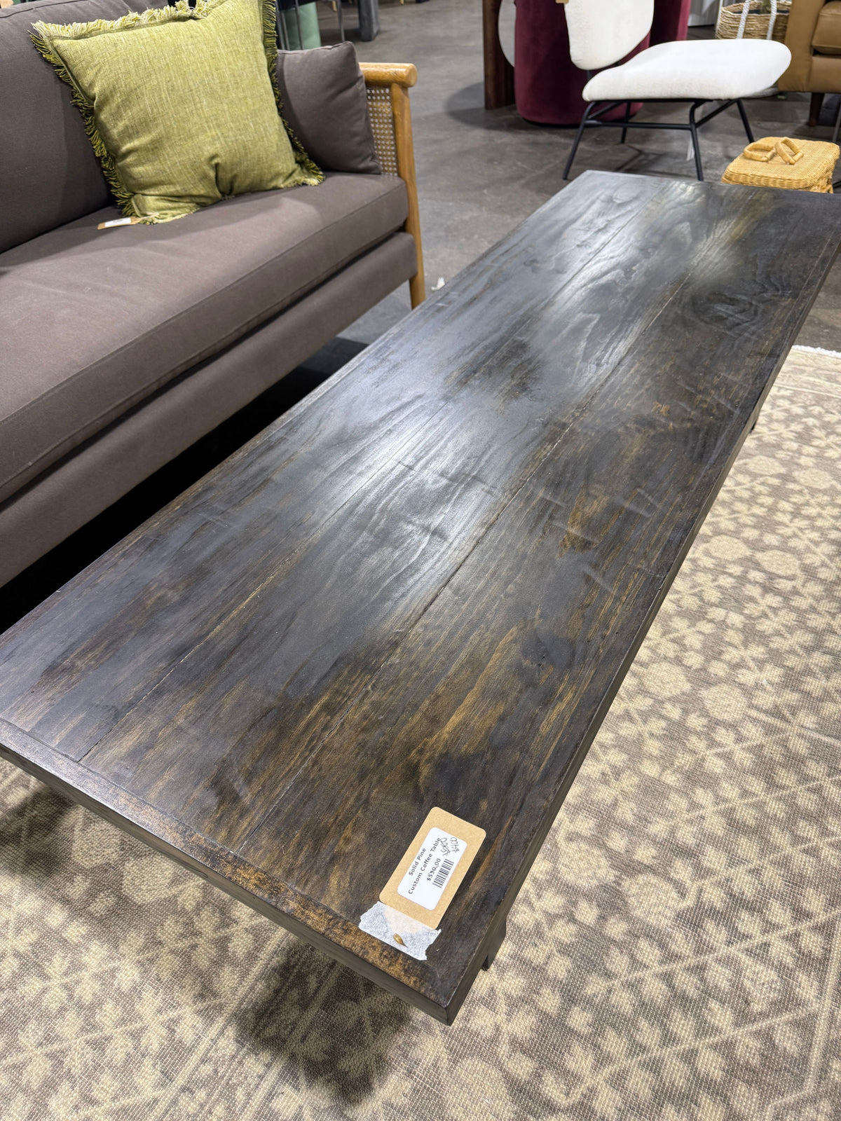 Solid Pine Custom Coffee Table - Image 6