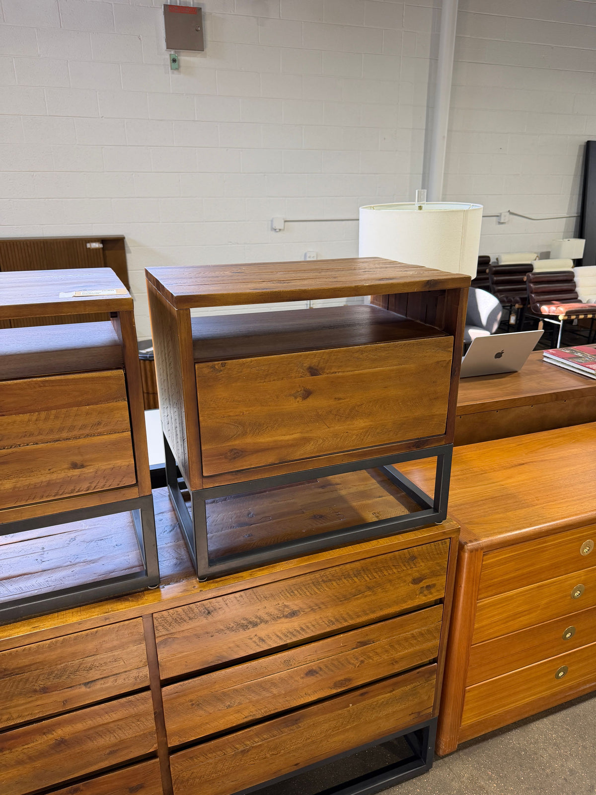 West Elm Pair of Logan Nightstands - Image 2