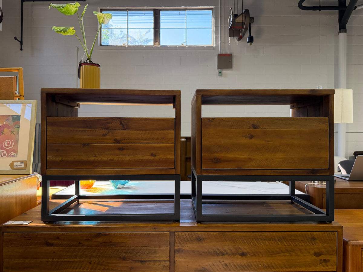 West Elm Pair of Logan Nightstands - Image 5