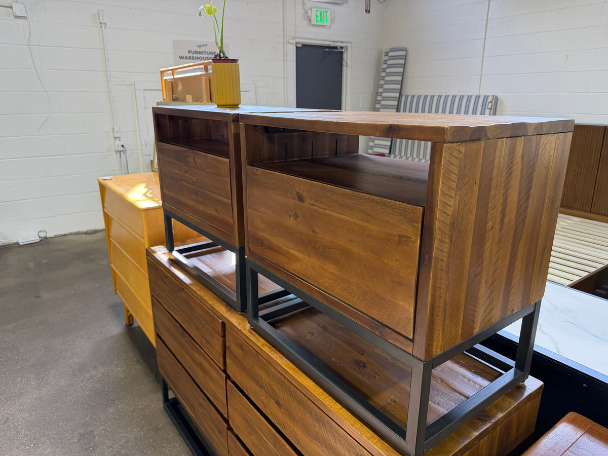 West Elm Pair of Logan Nightstands - Image 7
